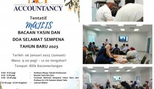Majlis Bacaan Yasin dan Doa Selamat Sempena Tahun Baru 2023